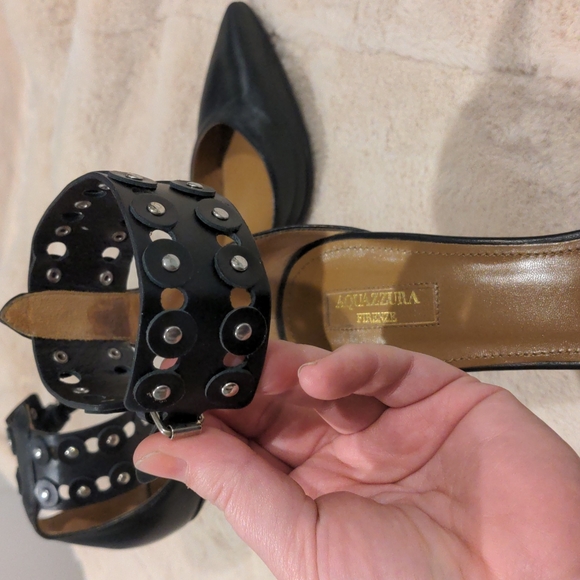 MOVING SALE Aquazzura āRockstarā Anklestrap PumpsāSize 41 - Picture 6 of 10